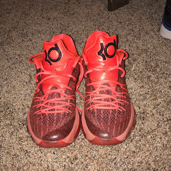 Red Kevin Durant 8 Shoe - Picture 2 of 2